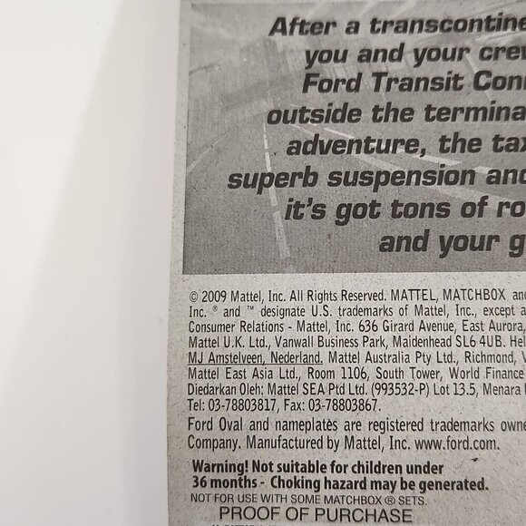 Matchbox Ford Transit Vans Taxi MBX Metal Diecast Cars Lot of 5 New MOC - Picture 15 of 16